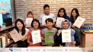 ONLYOU Korean Beginner 4 completion certificate