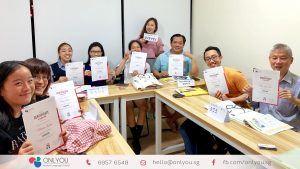 Korean class certificate of completing foundation course