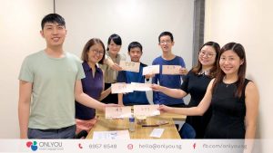 Korean class calligraphy activity