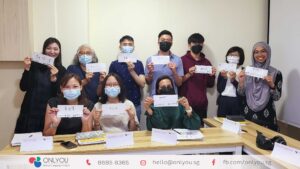 korean class activity calligraphy - onlyou korean language school