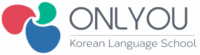 ONLYOU Korean Language School Logo Black