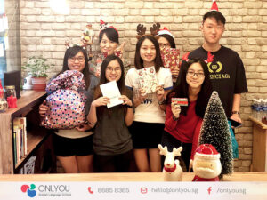 Celebrate christmas at ONLYOU Korean Language School