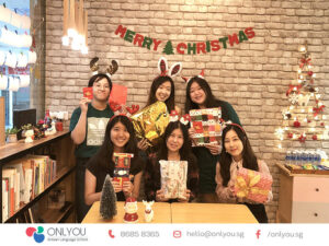 Celebrate christmas at ONLYOU Korean Language School