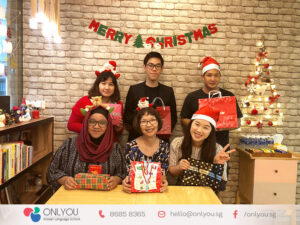 Celebrate christmas at ONLYOU Korean Language School